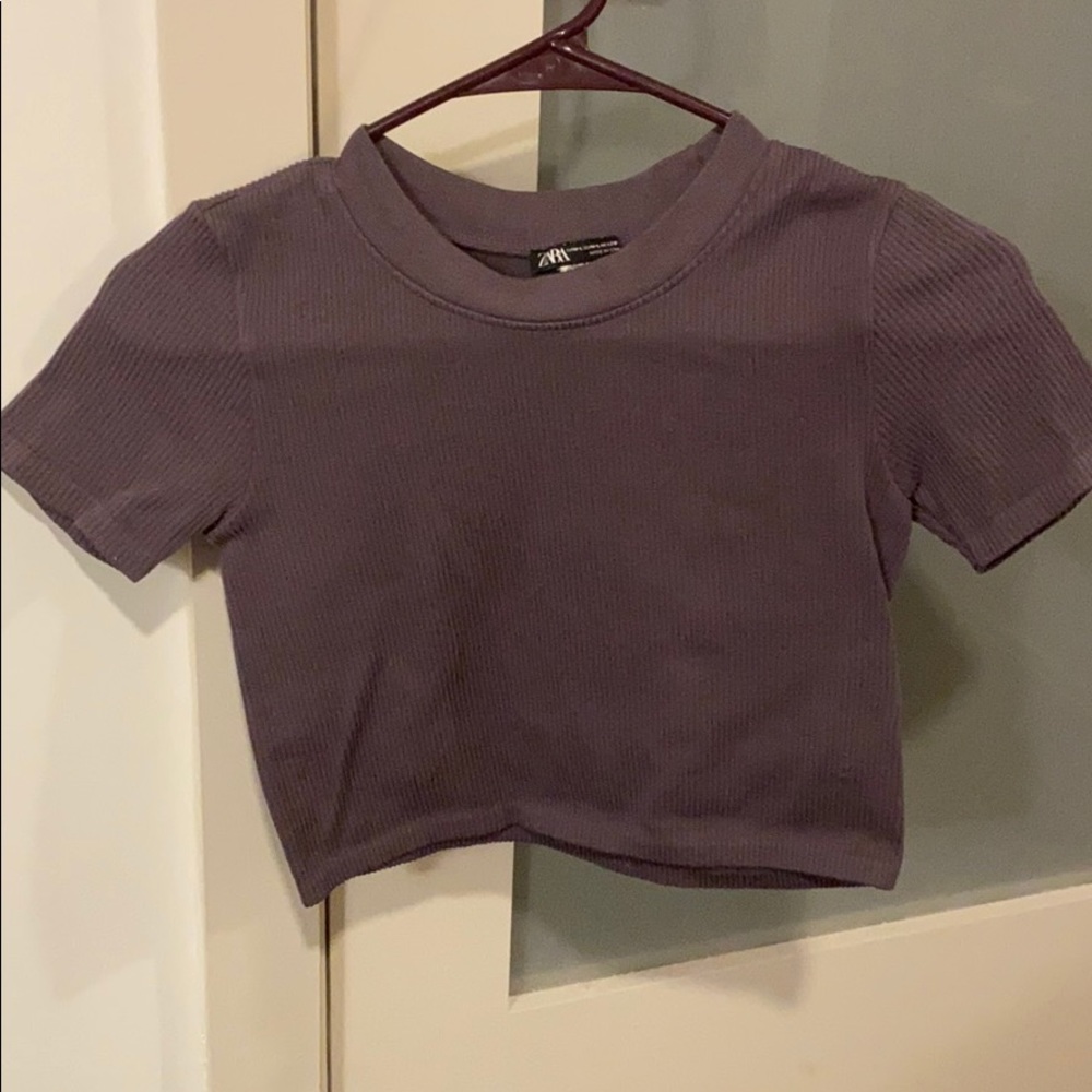 Zara cropped tee